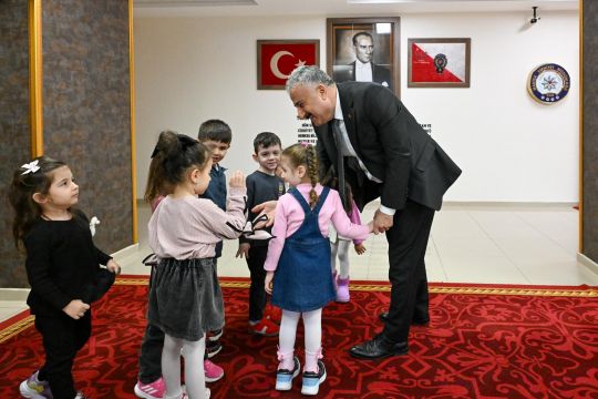 10 Nisan Polis Haftası Vesilesiyle İl Emniyet Müdürlüğümüzde Minik Kalplerle Buluştuk 👮‍♂️✨