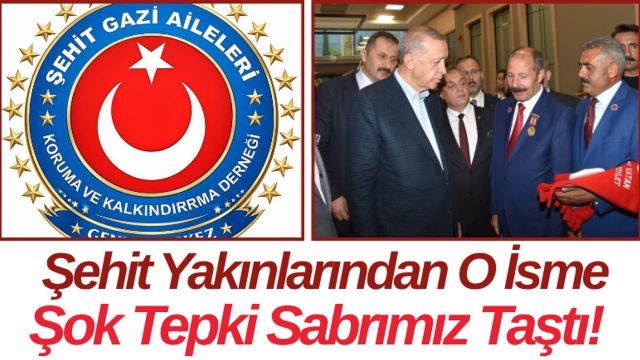 Şehit Yakınlarından O İsme Şok Tepki Sabrımız Taştı!