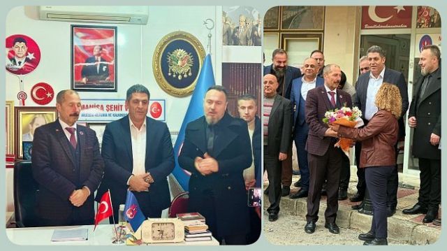 İZMİR’DEKİ AĞRILILAR’DAN MANİSA'DAKİ ŞEHİT AİLELERİNE ANLAMLI ZİYARET