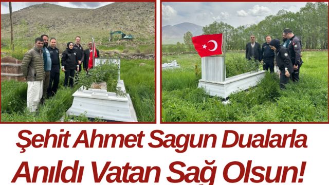Şehit Ahmet Sagun Dualarla Anıldı Vatan Sağ Olsun!