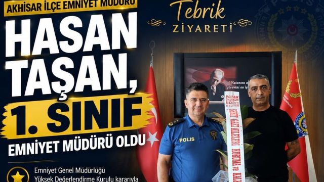 Hasan Taşan’a Yeni Rütbe