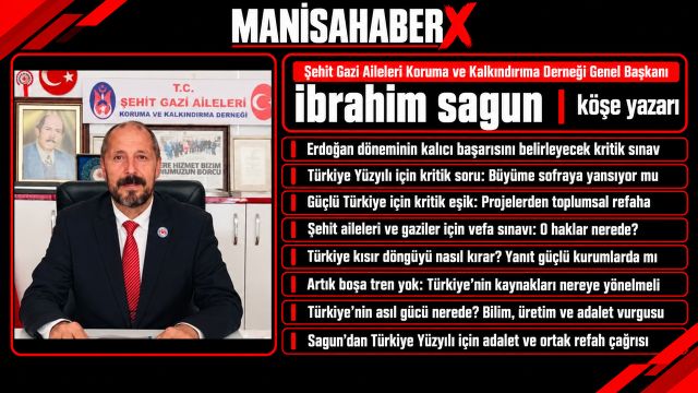 Erdoğan döneminin kalıcı başarısını belirleyecek kritik sınav İbrahim Sagun